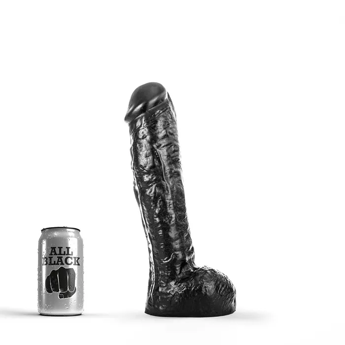 Anal All Black All Black Buttplug 29 x 55 cm Zwart