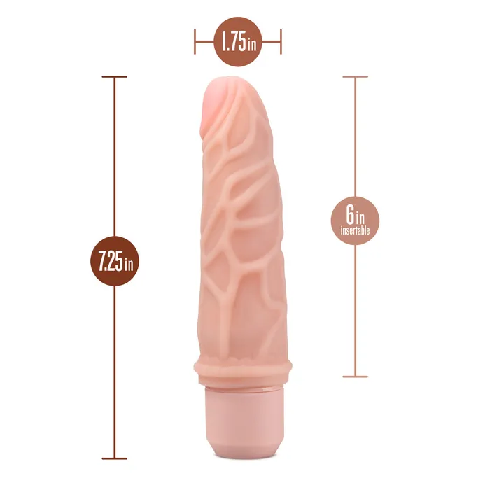 Blush Dildos | Dildo Realistico Blush Dr Skin Silicone ABS Ø 4,3 cm Blush Dildos | Dildo Realistico Blush Dr Skin Silicone ABS Ø 4,3 cm