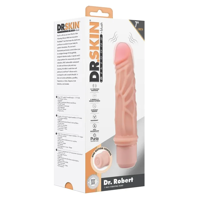 Blush Dildos | Dildo Realistico Blush Dr Skin Silicone ABS Ø 4,3 cm Blush Dildos | Dildo Realistico Blush Dr Skin Silicone ABS Ø 4,3 cm