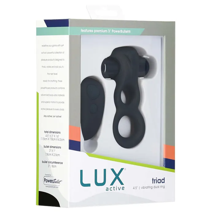 BMS Enterprises Anal Lux Active 45 Inch Vibrating Dual Ring