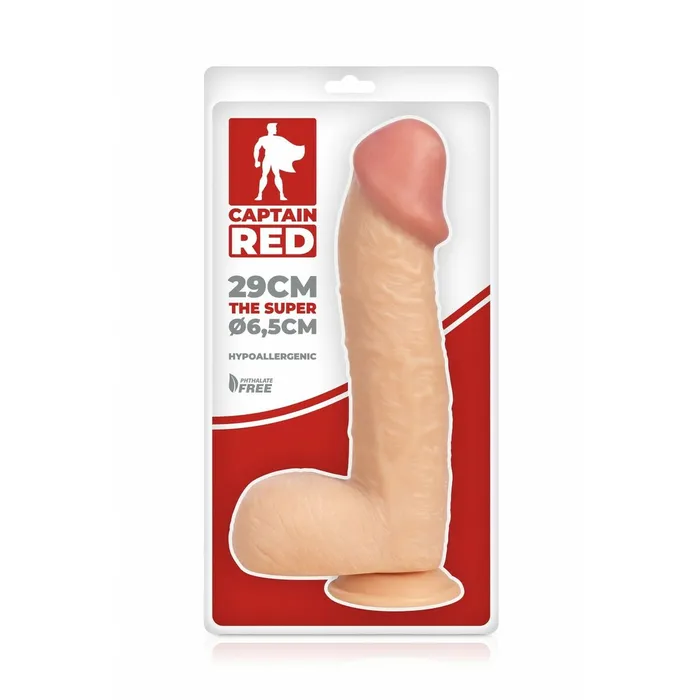 Captain Red Dildos | Dildo Realistico Captain Red 30 cm Captain Red Dildos | Dildo Realistico Captain Red 30 cm