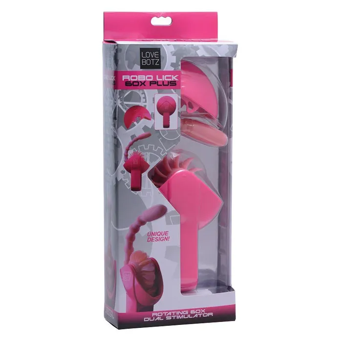 Female Sex Toys XR Brand Robo Lick 60X Plus Rotating Dual Stimulator