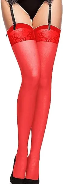 Fiore Fiore Eclipse Kousen 20 denier Rood Vibrators
