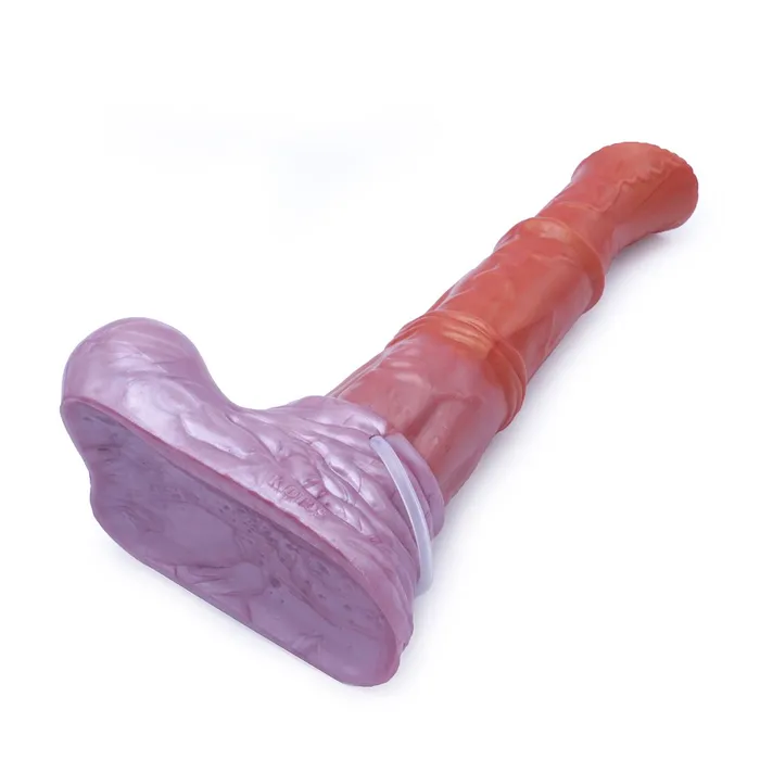 Kiotos Monstar - XXL Squirting Dildo Beast No. 58 Paolo the Pony - Rood/Wit | Kiotos Monstar Dildos