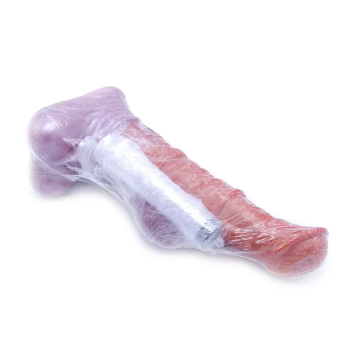 Kiotos Monstar - XXL Squirting Dildo Beast No. 58 Paolo the Pony - Rood/Wit | Kiotos Monstar Dildos
