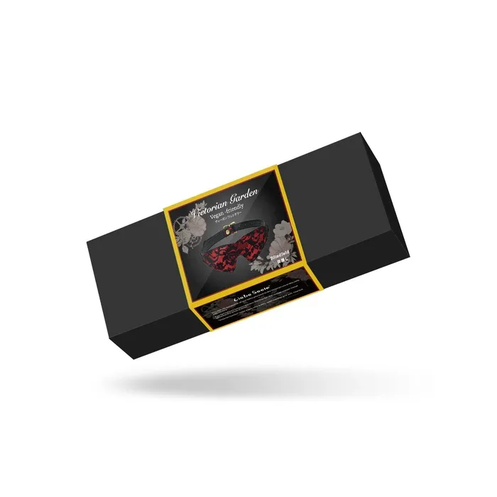 Liebe Seele Vibrators | Liebe Seele - Victorian Garden - Blinddoek Met Zachte Pluche Binnenvoering - Vegan Friendly - Zwart/Rood