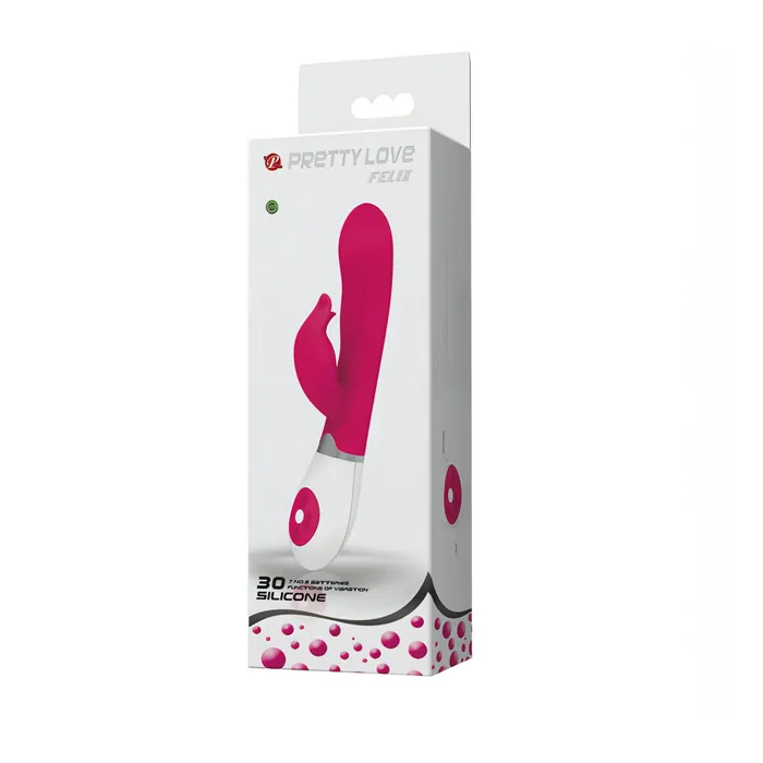 Pretty Love Female Sex Toys | Vibratore Rabbit in silicone con 30 diverse modalità di vibrazione - Viola Pretty Love Female Sex Toys | Vibratore Rabbit in silicone con 30 diverse modalità di vibrazione - Viola