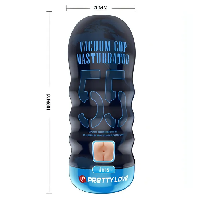 Pretty Love Male Sex Toys | Vacuum Cup Masturbatore ad aspirazione - Ano in cyberskin