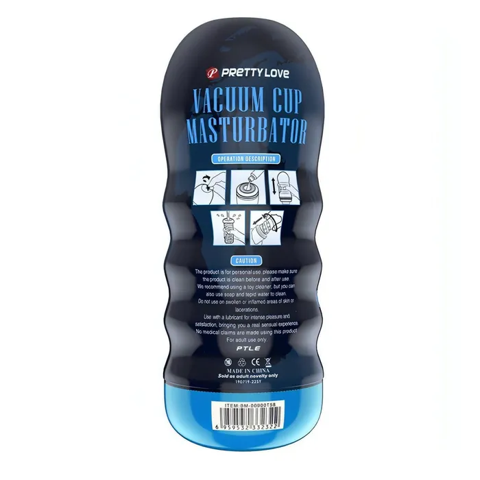 Pretty Love Male Sex Toys | Vacuum Cup Masturbatore ad aspirazione - Ano in cyberskin