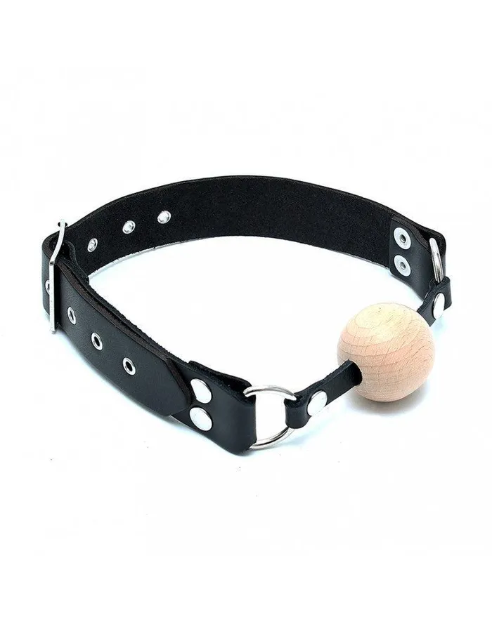 Rimba Bondage Play Vibrators Rimba Gag Met houten bal