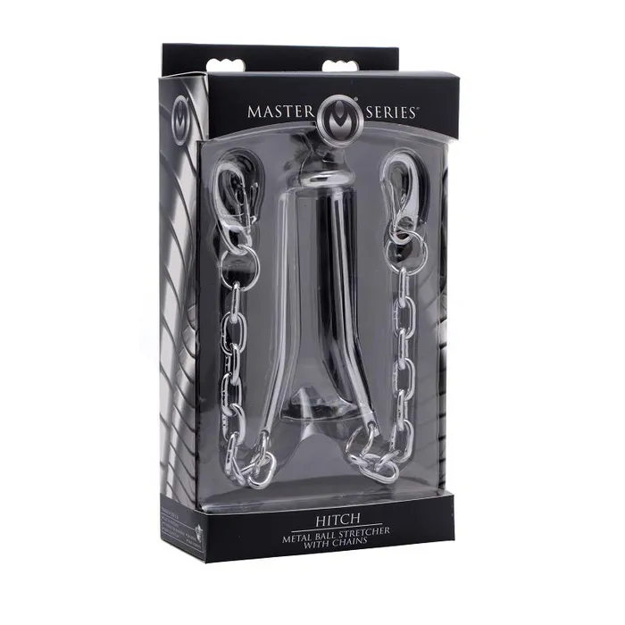 XR Brand Male Sex Toys Hitch Metal Ball Stretcher with Chains