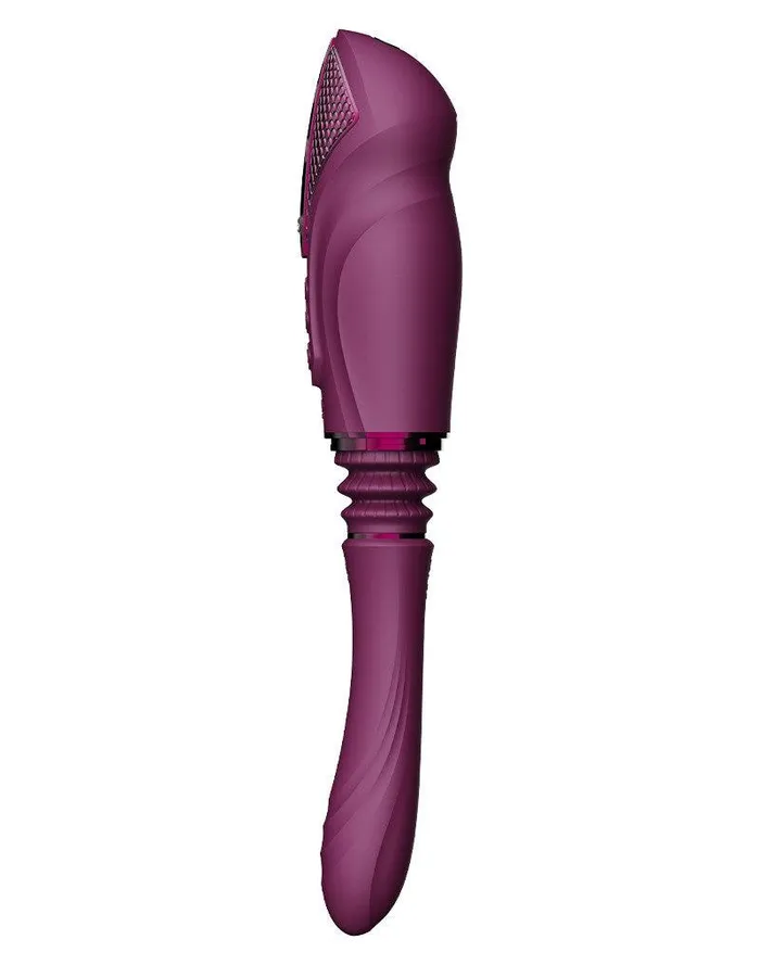 Zalo Female Sex Toys | Zalo - Sesh - Verwarmende Stotende Vibrator met Afstandsbediening - Amethyst Paars