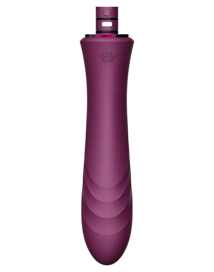 Zalo Female Sex Toys | Zalo - Sesh - Verwarmende Stotende Vibrator met Afstandsbediening - Amethyst Paars
