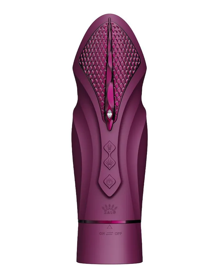 Zalo Female Sex Toys | Zalo - Sesh - Verwarmende Stotende Vibrator met Afstandsbediening - Amethyst Paars
