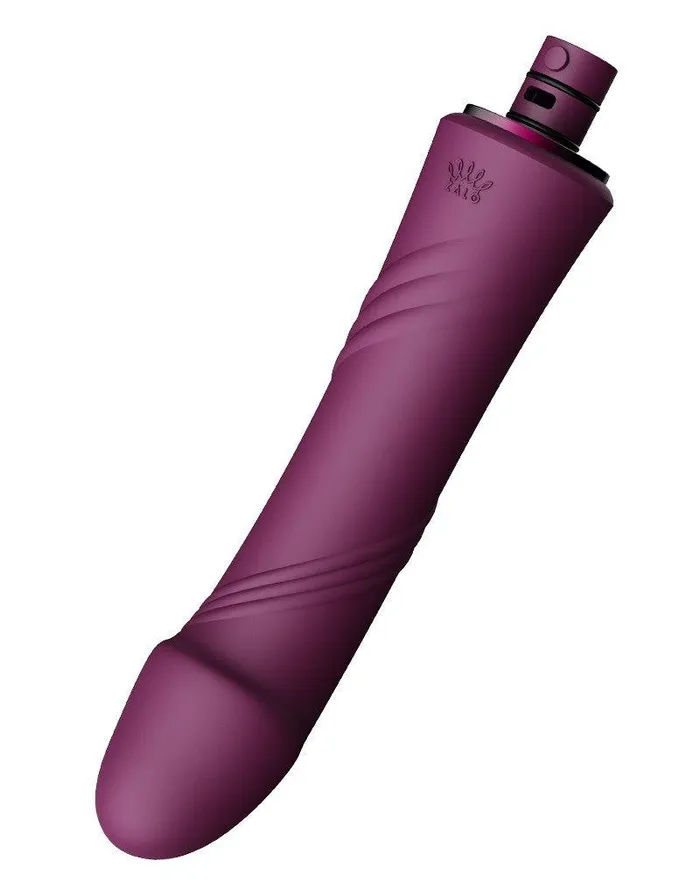 Zalo Female Sex Toys | Zalo - Sesh - Verwarmende Stotende Vibrator met Afstandsbediening - Amethyst Paars