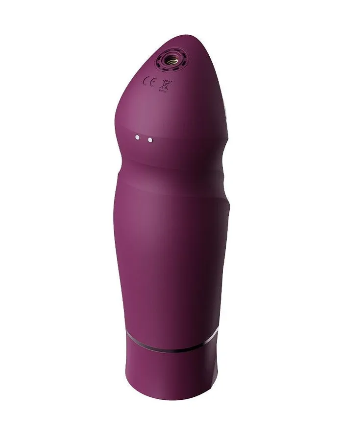 Zalo Female Sex Toys | Zalo - Sesh - Verwarmende Stotende Vibrator met Afstandsbediening - Amethyst Paars