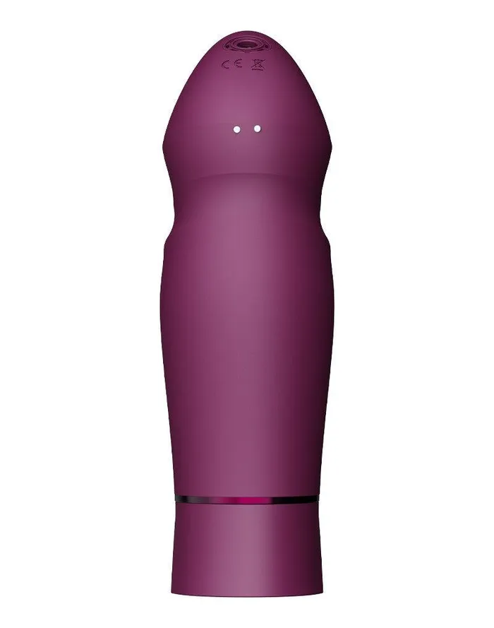 Zalo Female Sex Toys | Zalo - Sesh - Verwarmende Stotende Vibrator met Afstandsbediening - Amethyst Paars