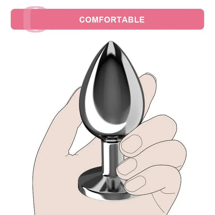 3 Pcs Set Luxury Metal Butt Toys | Lovetoyshub Female Sex Toys