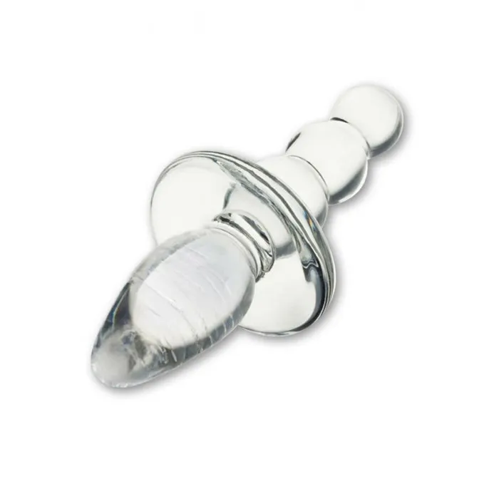 Anal Glas Titus Beaded Butt Plug Electric Hustler Lingerie