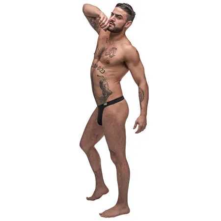 Anal Male Power Lingerie Male Power Pure Comfort Modal Bong Thong Black SM