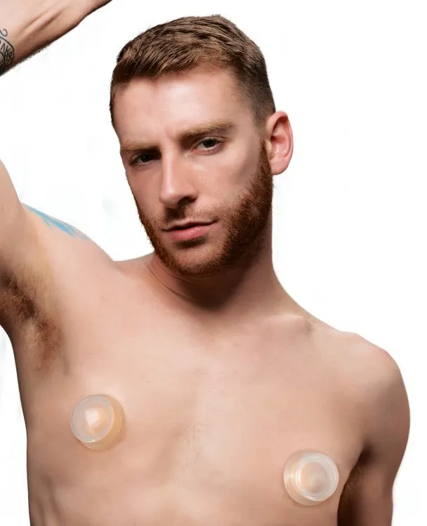 Anal | XR Brands Clear Plunger Silicone Nipple Suckers - Small Anal | XR Brands Clear Plunger Silicone Nipple Suckers - Small