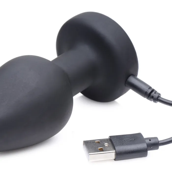 Anal | XR Brands E-Stim and Vibrating Anal Plug - Black