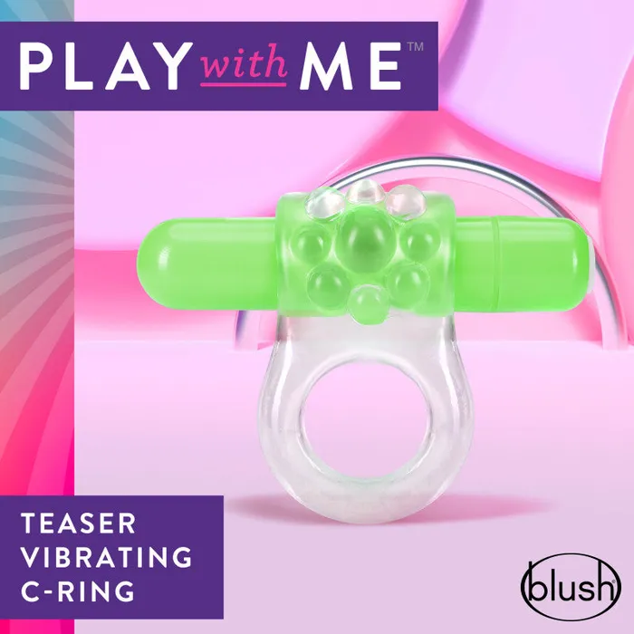 Blush Novelties Couples | Play With Me Teaser Vibrating C-Ring - G-(bl-74122)