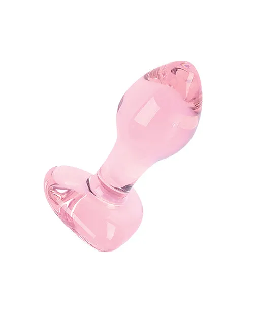 Bodispa Anal | Nobu Rose Heart Plug Glass Butt Plug