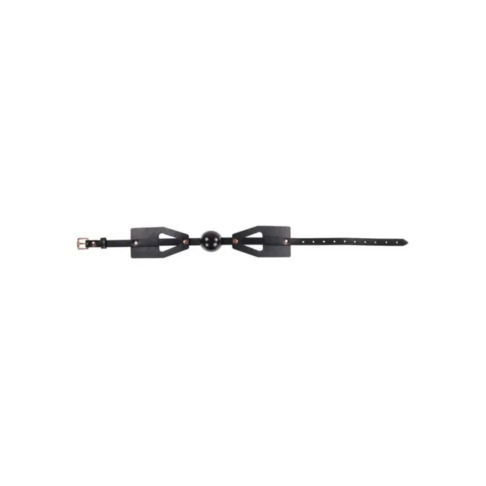 Brat Ball Gag Black Rose Gold Sportsheets Vibrators