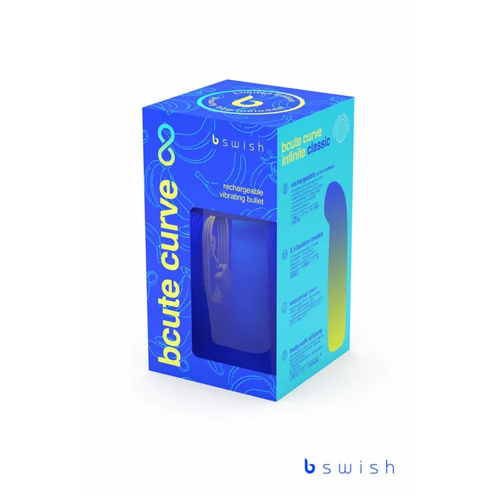 Bswish Vibrators | Bcute Curve Infinite Classic Limited Edition - Electric Blue-(bsbci0396) Bswish Vibrators | Bcute Curve Infinite Classic Limited Edition - Electric Blue-(bsbci0396)