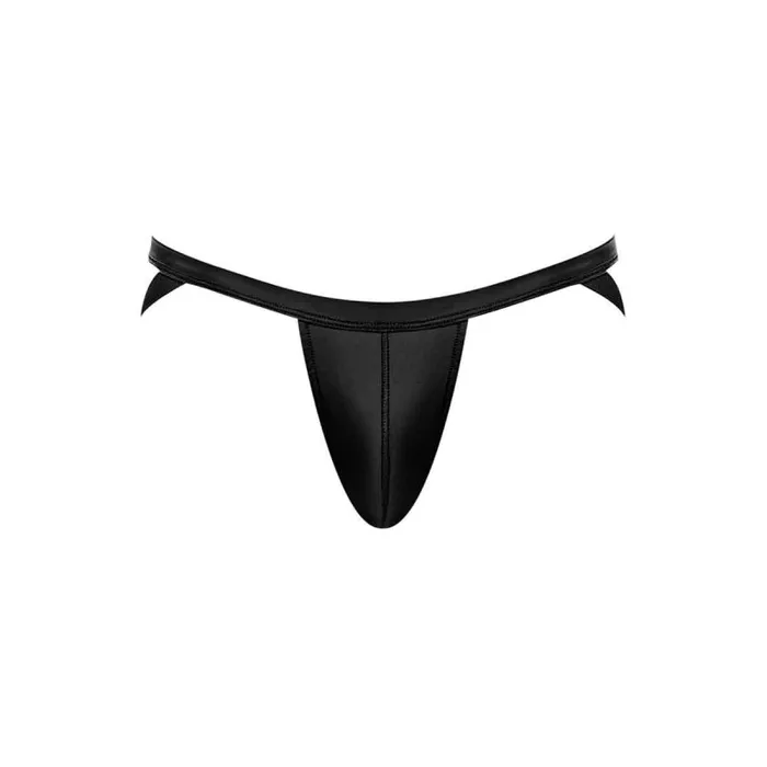 Cage Matte Strappy Ring Jock S M Black Male Power Male Sex Toys