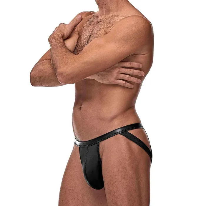 Cage Matte Strappy Ring Jock - S/ M - Black | Male Power Male Sex Toys Cage Matte Strappy Ring Jock - S/ M - Black | Male Power Male Sex Toys