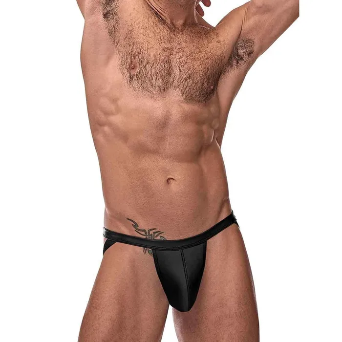 Cage Matte Strappy Ring Jock - S/ M - Black | Male Power Male Sex Toys Cage Matte Strappy Ring Jock - S/ M - Black | Male Power Male Sex Toys