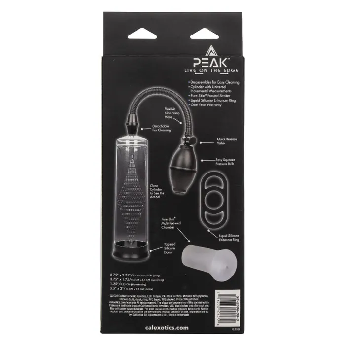 Calexotics Anal | Peak Edging Kit - Black/clear Calexotics Anal | Peak Edging Kit - Black/clear