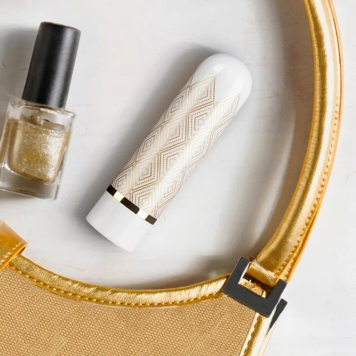 CalExotics Female Sex Toys | The Collection - Glitzy Deco - Rechargeable Bullet - Gold CalExotics Female Sex Toys | The Collection - Glitzy Deco - Rechargeable Bullet - Gold