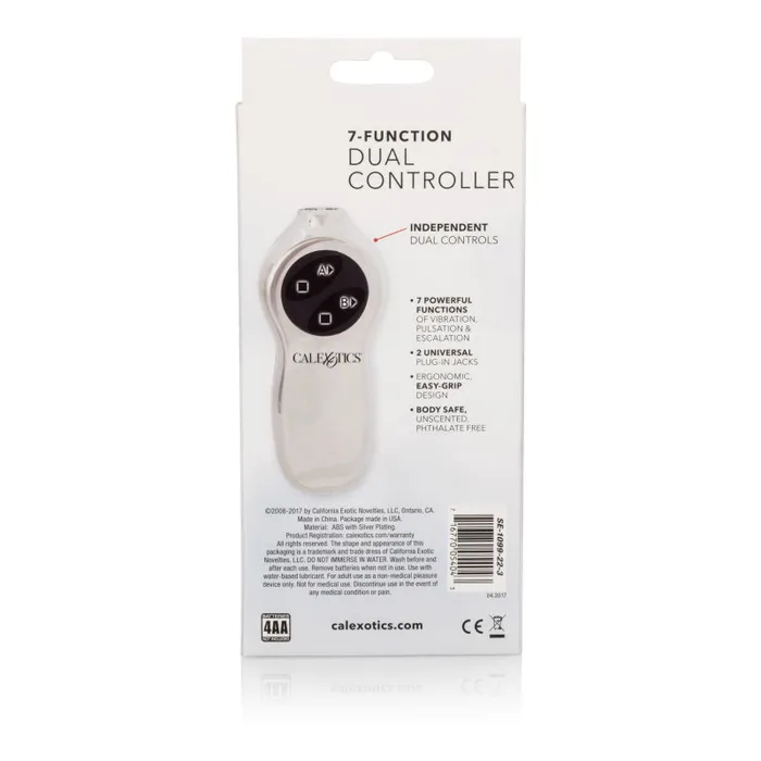 CalExotics Vibrators | Sterling Collection 7-Function Dual Controller CalExotics Vibrators | Sterling Collection 7-Function Dual Controller