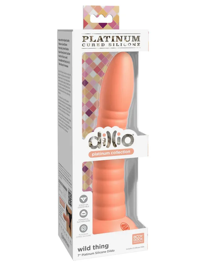 Dildos | Dillio Platinum - Wild Thing 7 Inch Dildo - Pipedream Dildos | Dillio Platinum - Wild Thing 7 Inch Dildo - Pipedream
