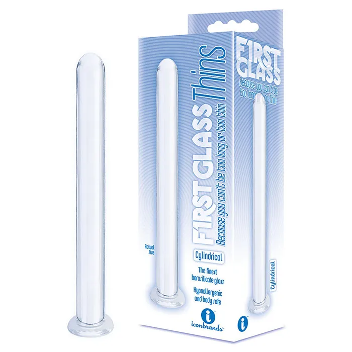 Dildos Icon Brands The 9s First Glass Thins Clyndrical Clear Glass 178 cm Dildo Dildos Icon Brands The 9s First Glass Thins Clyndrical Clear Glass 178 cm Dildo