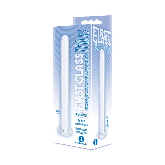 Dildos | Icon Brands The 9's First Glass Thins, Clyndrical - Clear Glass 17.8 cm Dildo Dildos | Icon Brands The 9's First Glass Thins, Clyndrical - Clear Glass 17.8 cm Dildo