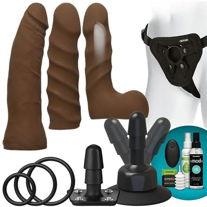 Doc Johnson Female Sex Toys VacULock Vibrating Dual Density Starter Set Vibrating With Wireless Remote Doc Johnson Female Sex Toys VacULock Vibrating Dual Density Starter Set Vibrating With Wireless Remote