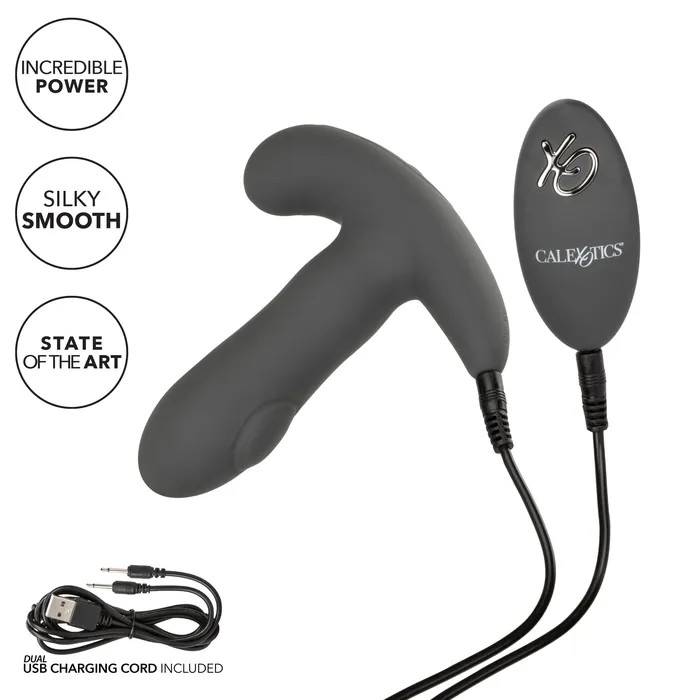 Eclipse Remote Control Dual Pulsating Probe - Black | CalExotics Anal Eclipse Remote Control Dual Pulsating Probe - Black | CalExotics Anal