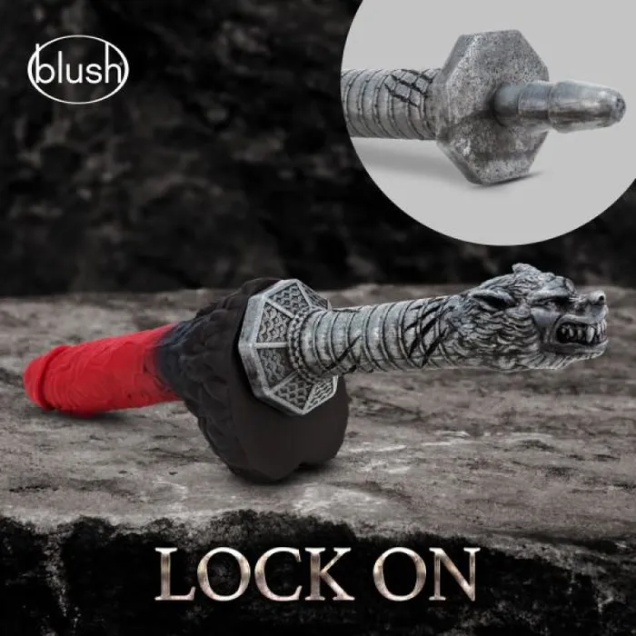 Female Sex Toys | Blush Novelties The Realm - Rougarou - Lock on Werewolf Handle - Steel Female Sex Toys | Blush Novelties The Realm - Rougarou - Lock on Werewolf Handle - Steel