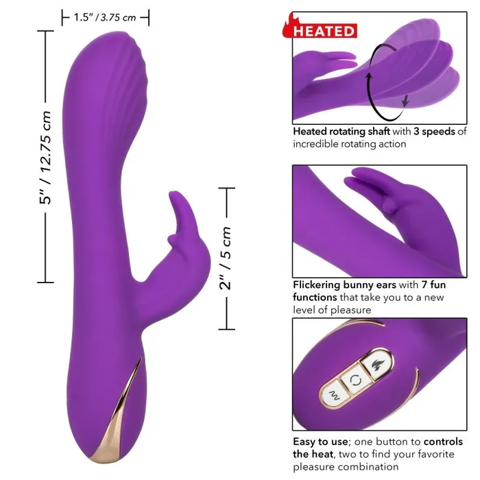 Jack Rabbit Signature Heated Silicone Rotating G Rabbit | CalExotics Female Sex Toys Jack Rabbit Signature Heated Silicone Rotating G Rabbit | CalExotics Female Sex Toys