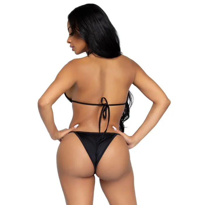 Leg Avenue 2 Pc Phoenix Bikini Set - Black - Large | Anal Leg Avenue 2 Pc Phoenix Bikini Set - Black - Large | Anal