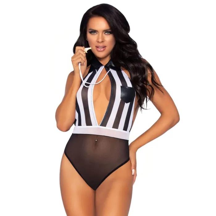 Leg Avenue Anal 2 Pc Bedroom Ref Roleplay Teddy Set Onesize Black