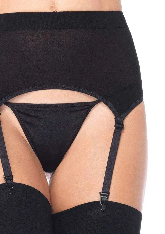 Leg Avenue Anal | Zara Garter Belt and Stocking - - Black