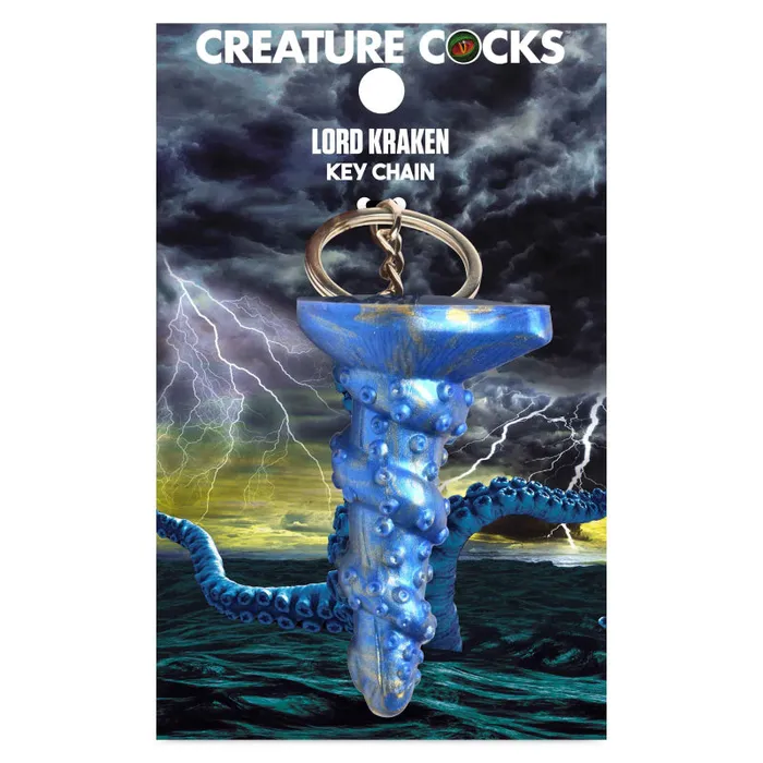 Lord Kraken Keychain Blue Xr Brands Creature Cocks Vibrators