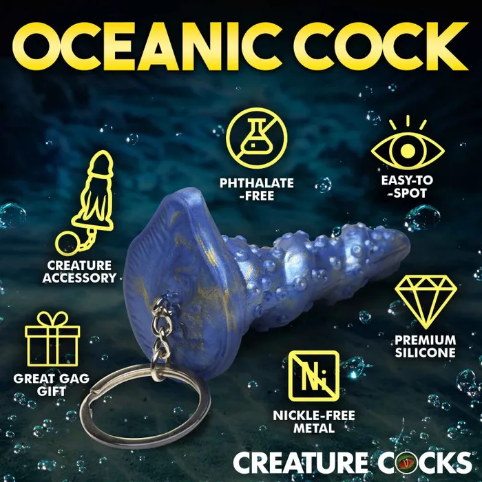 Lord Kraken Keychain - Blue | Xr Brands Creature Cocks Vibrators Lord Kraken Keychain - Blue | Xr Brands Creature Cocks Vibrators