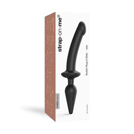 Lovely Planet USA Anal StrapOnMe Hybrid Collection Switch PlugIn DualEnded Dildo Plug Black XXL