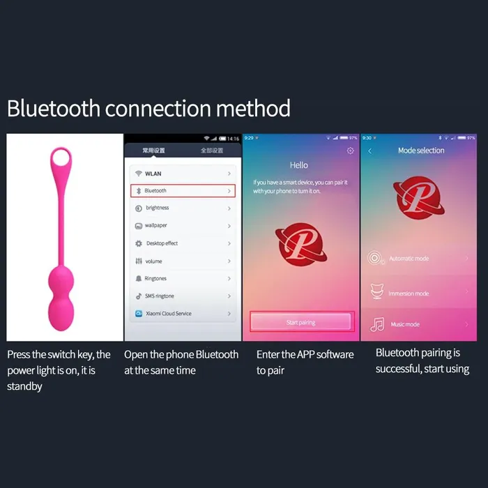 Lusty Age Female Sex Toys | Bluetooth Control G Spot Vibrator Vaginal Ball
